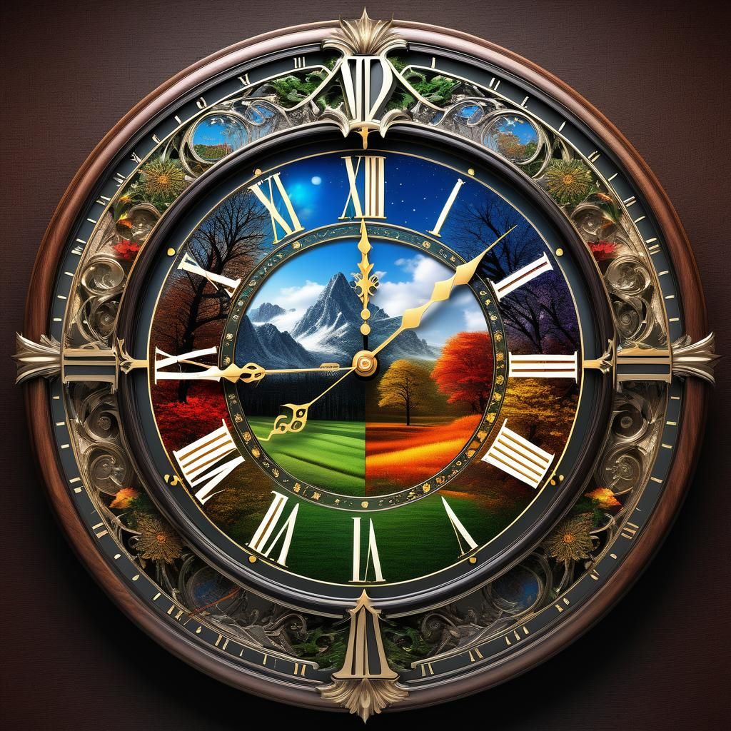 The seasons clock