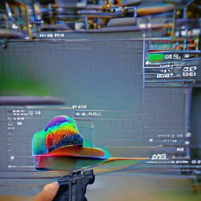 Shoot lower than the hat on your head 8K 3D