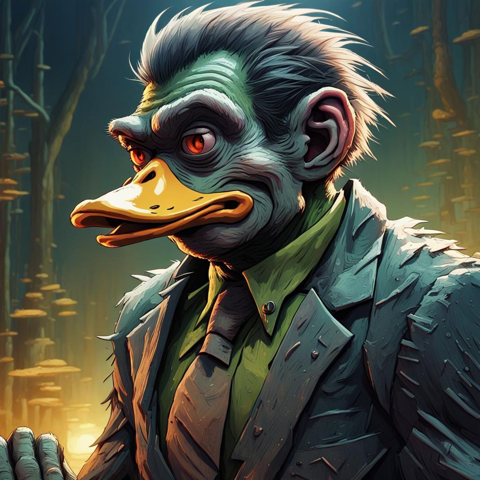 Looks like a duck, quacks like a duck, it is a goblin duck gorilla ...