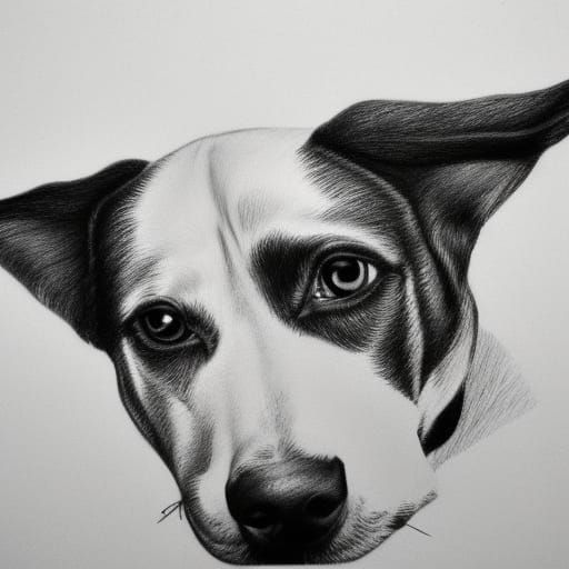 A sad dog - AI Generated Artwork - NightCafe Creator