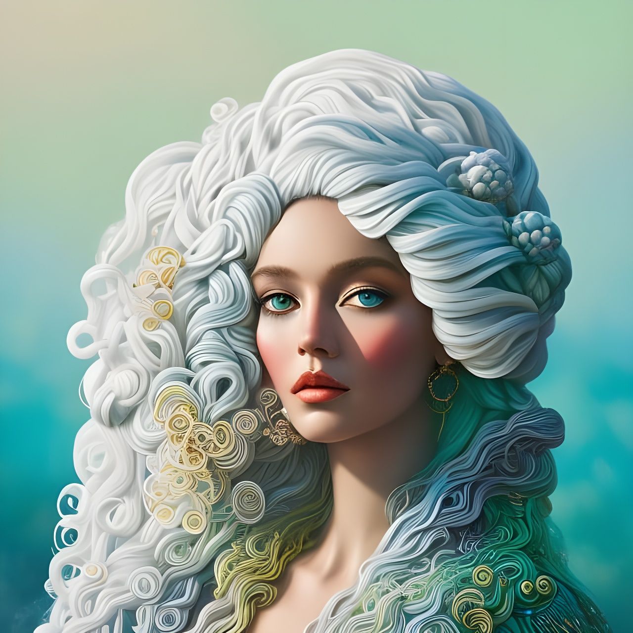 Yarnie Girl  by @Pisces Rising