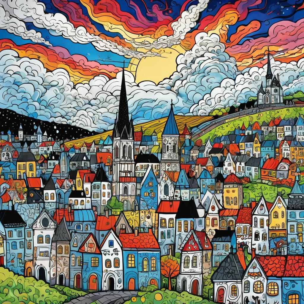 The world of doodles  by @Elena