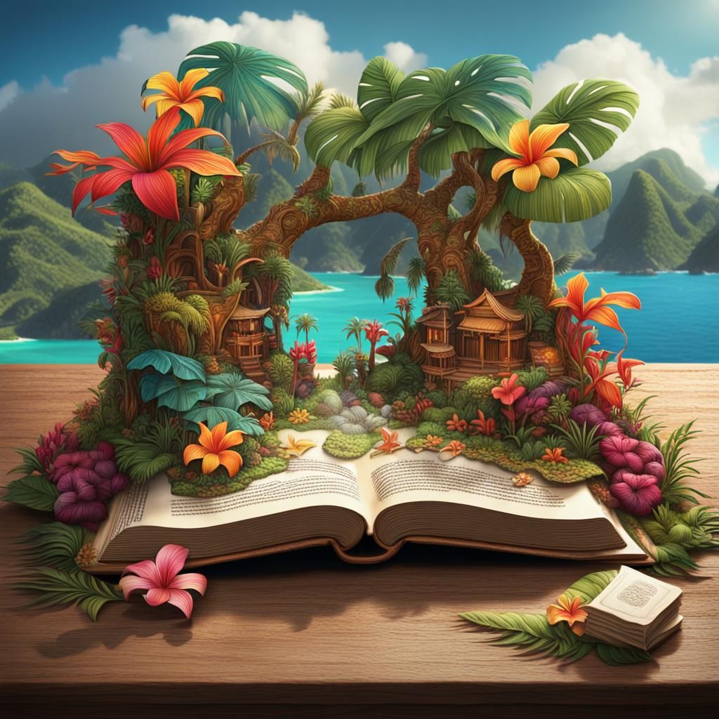The "tropical island" book