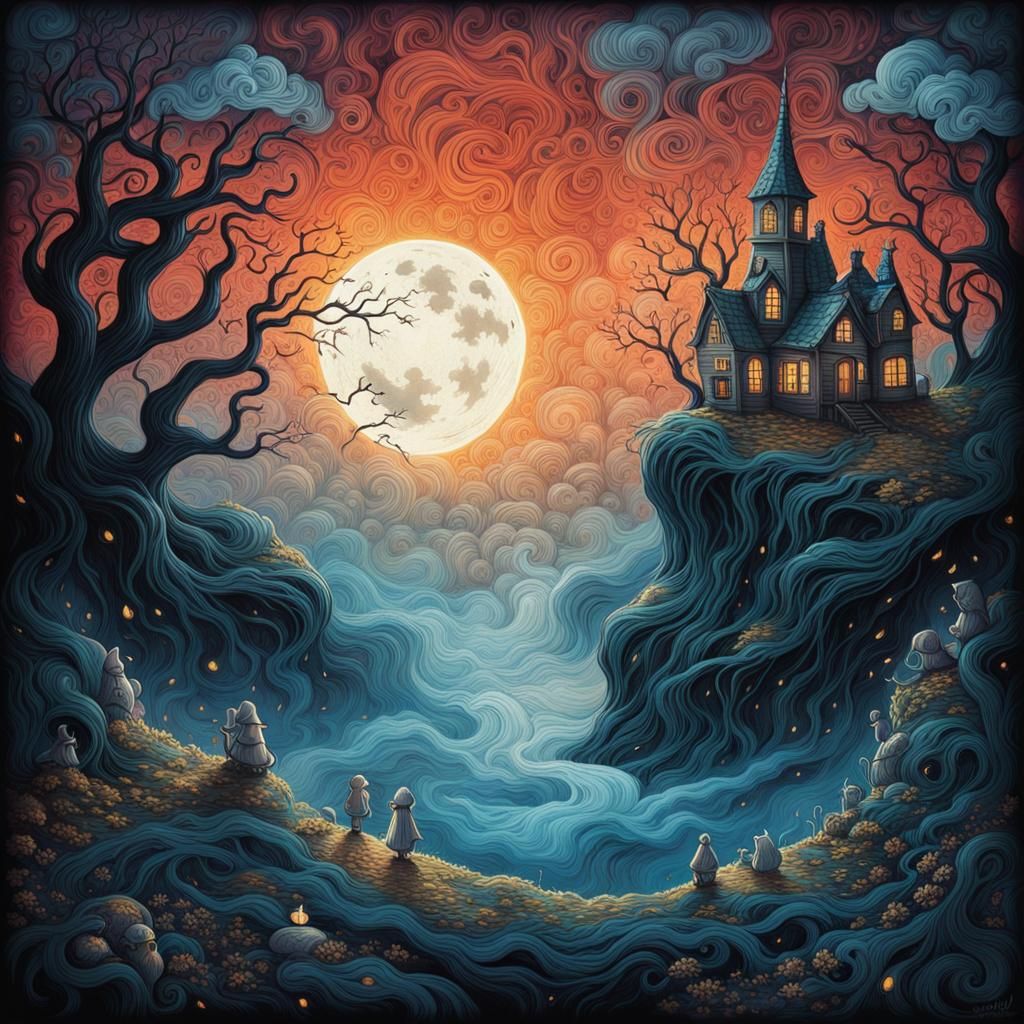 Lost land of otherworldly dreams  by @SmitAiArtist