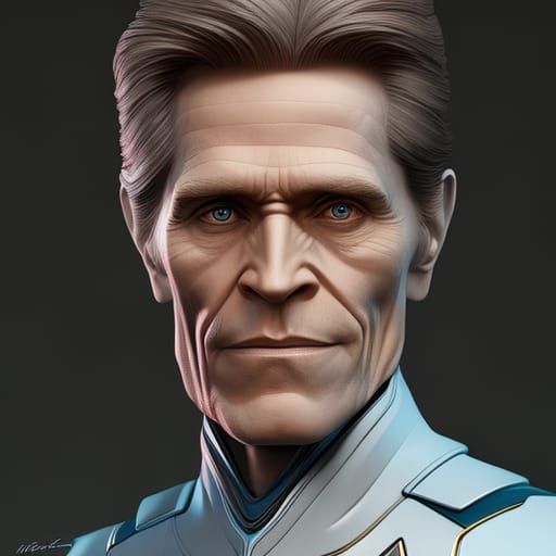 Willem Dafoe In Star Trek - AI Generated Artwork - NightCafe Creator