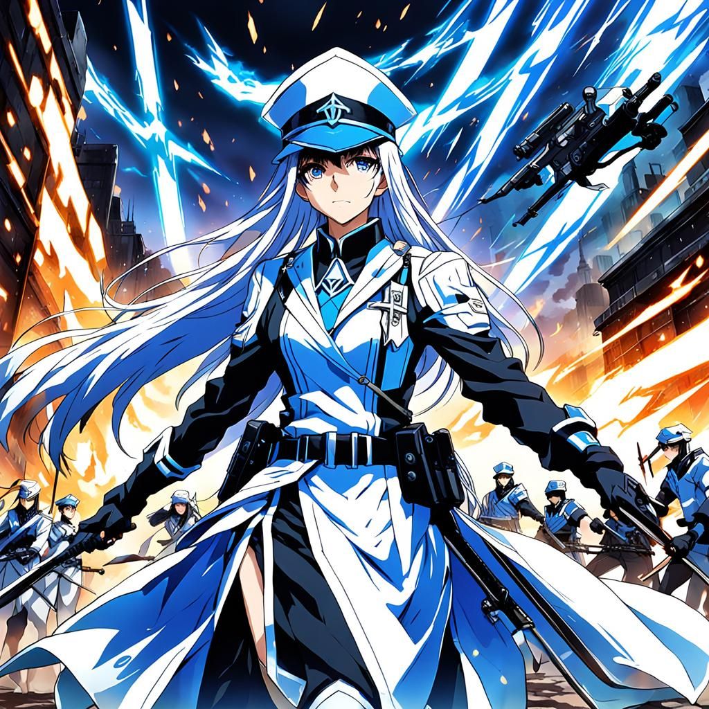 General Esdeath Leading the Charge - AI Generated Artwork - NightCafe ...