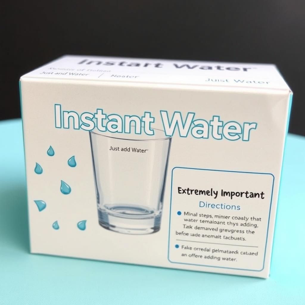 Instant Water  by @Raginhari
