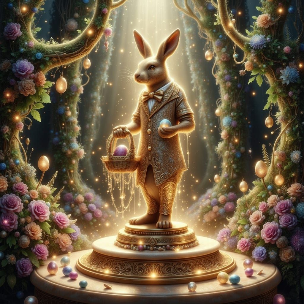 Easter Bunny Magic.  by @ZombiGurl