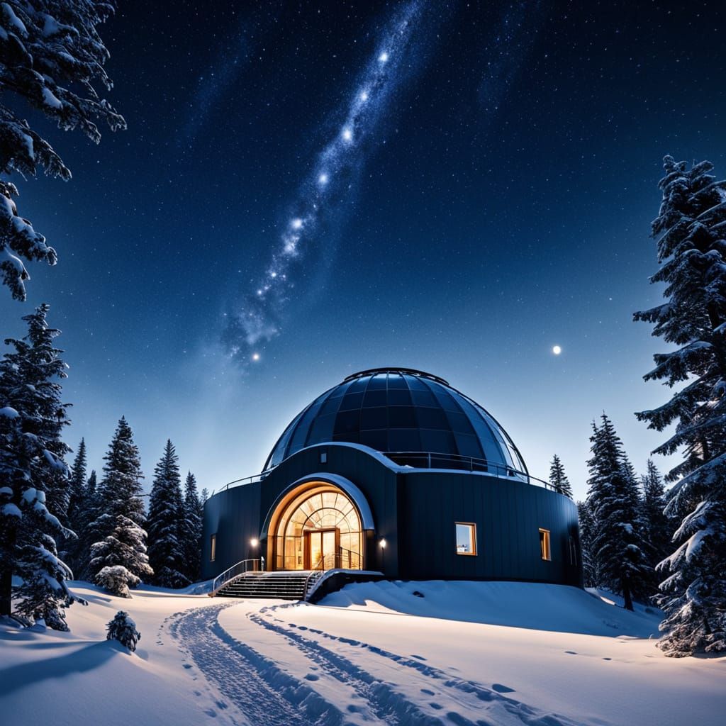 centre observatoire du Mont-Mégantic, Mont-Mégantic observatory center  by @TravellerUK