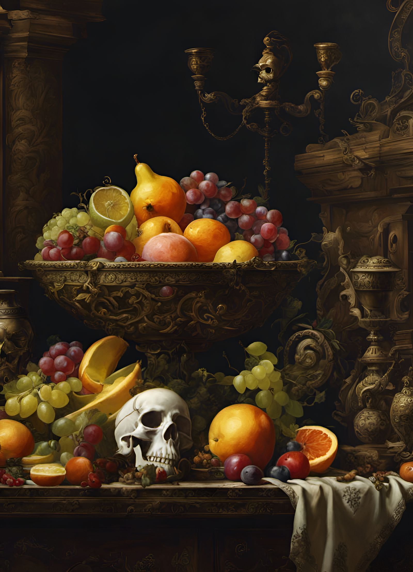 Gothic Fruit Bowl