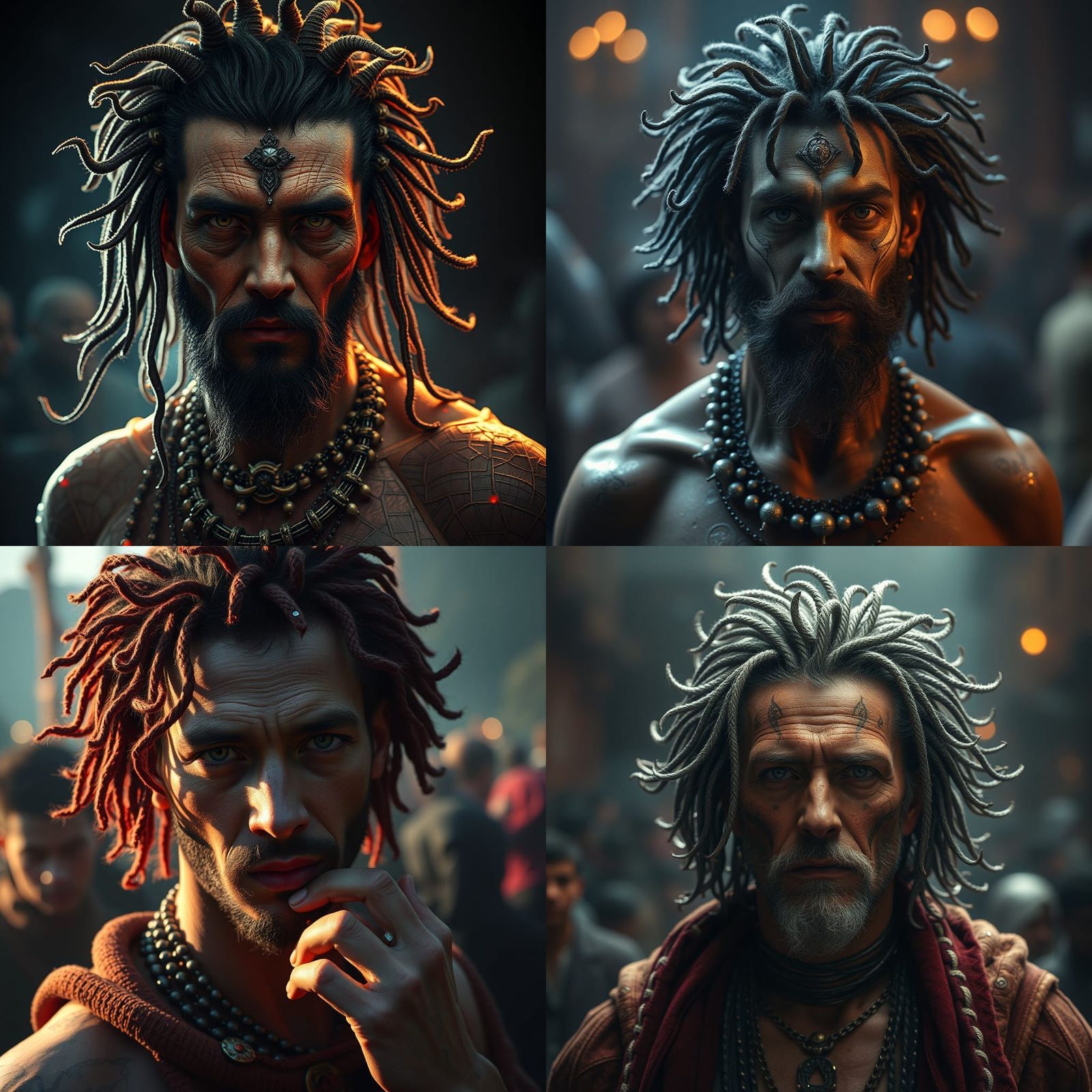 Epic Model Photoshoot: Cinematic Digital Painting