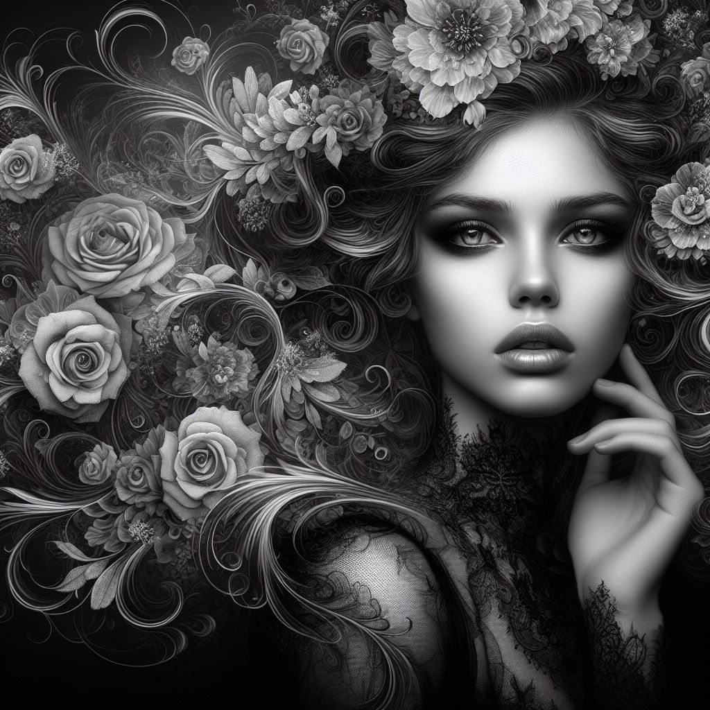 Black and white portraits