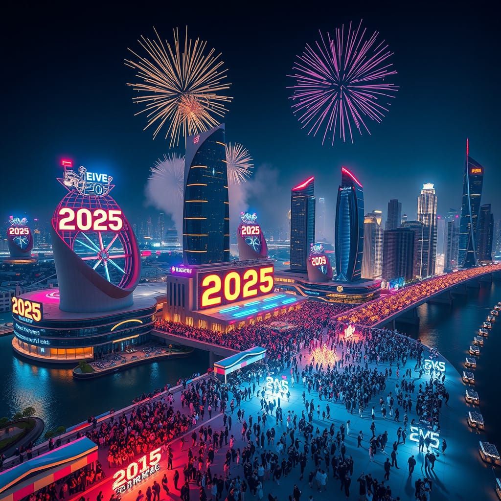 Breathtaking Neo-Metropolis at Dawn, in Cyberpunk Futurism