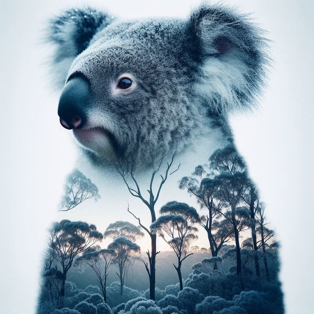 double exposure beautiful fantasy portrait landscape..