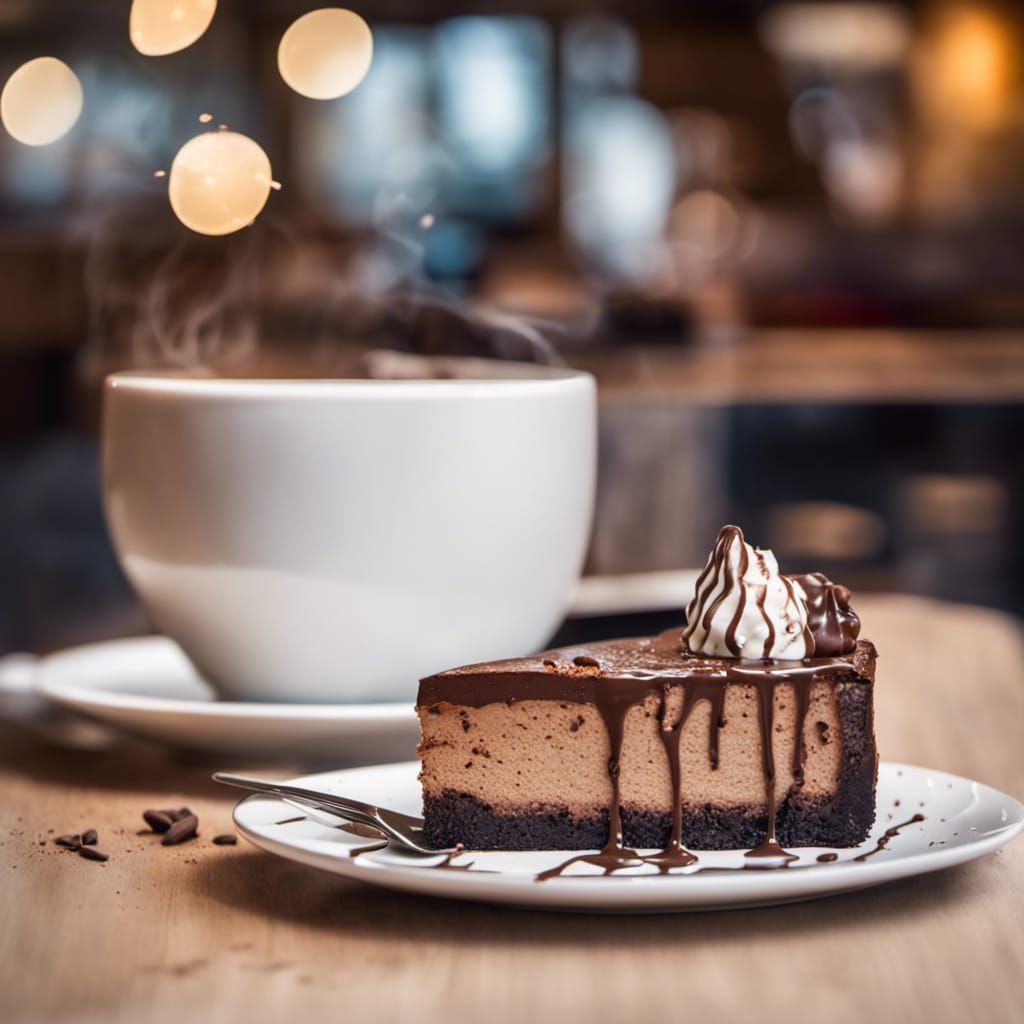 Chocolate Cheesecake with Coffee