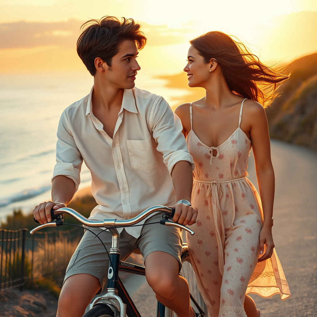 Coastal Sunset: A Watercolor Romance