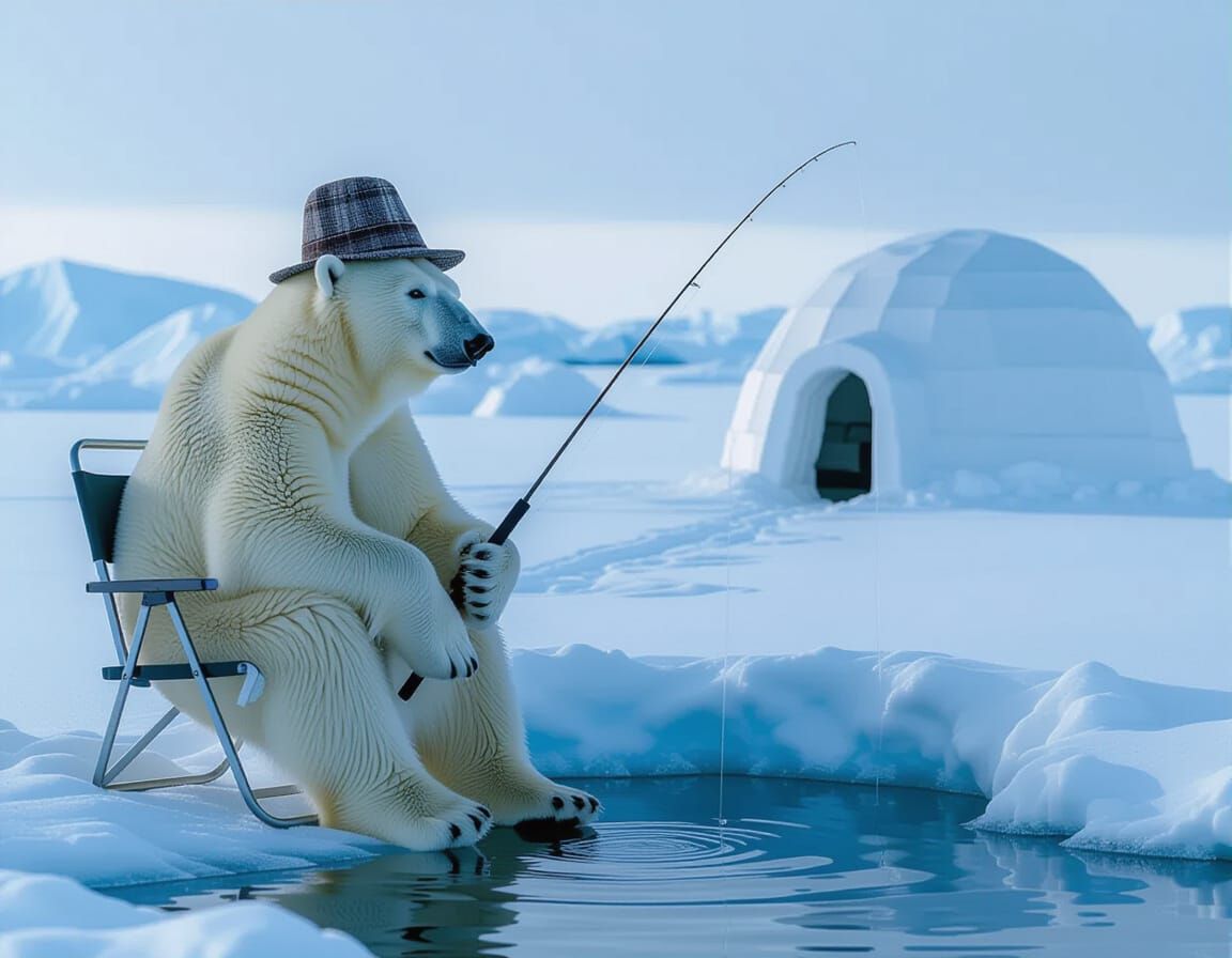 Honey, I’m off to fish! I need a break  by @Mortimer