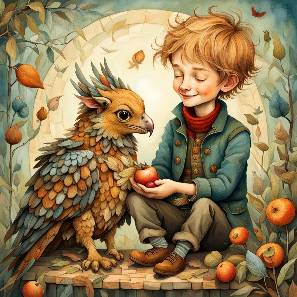 The Gryphon Whysperer  by @LynnDi