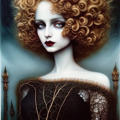 Gothic Beauty 8 - AI Generated Artwork - NightCafe Creator