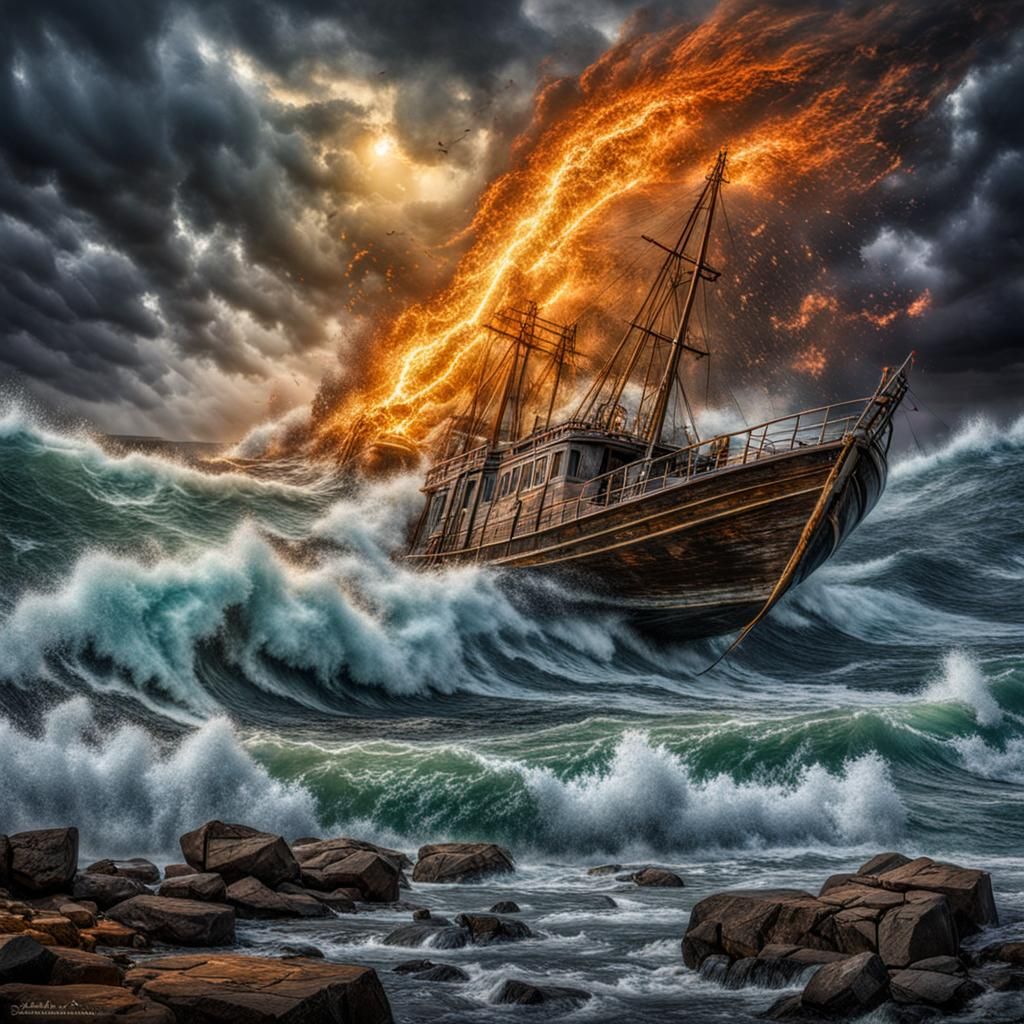 Nature's Fury  by @niina