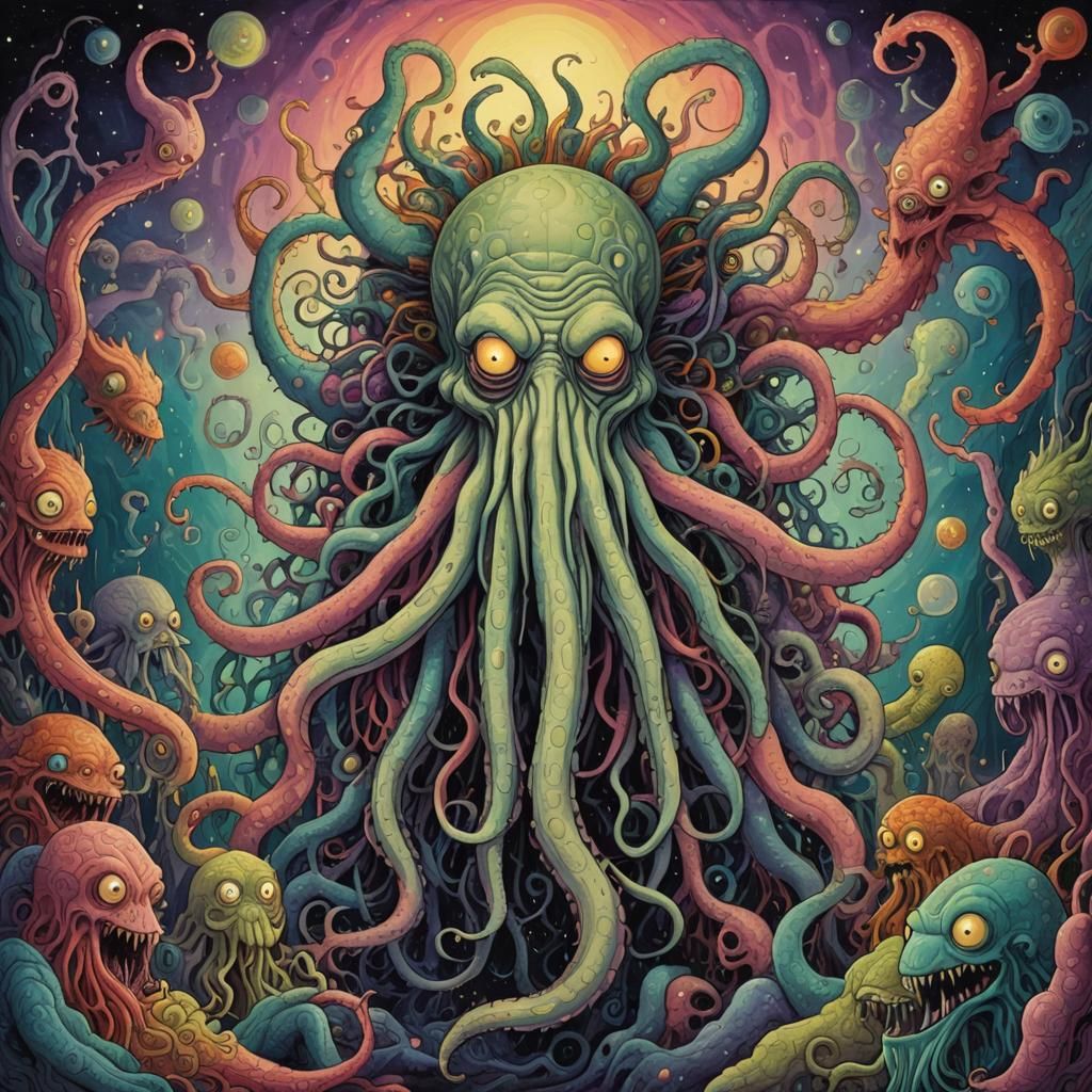 Lovecraftian - AI Generated Artwork - NightCafe Creator