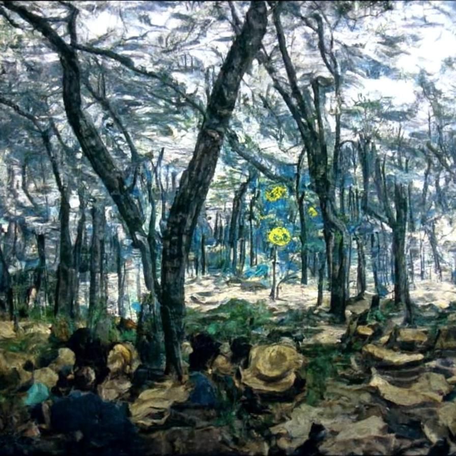 van gogh summer english forest