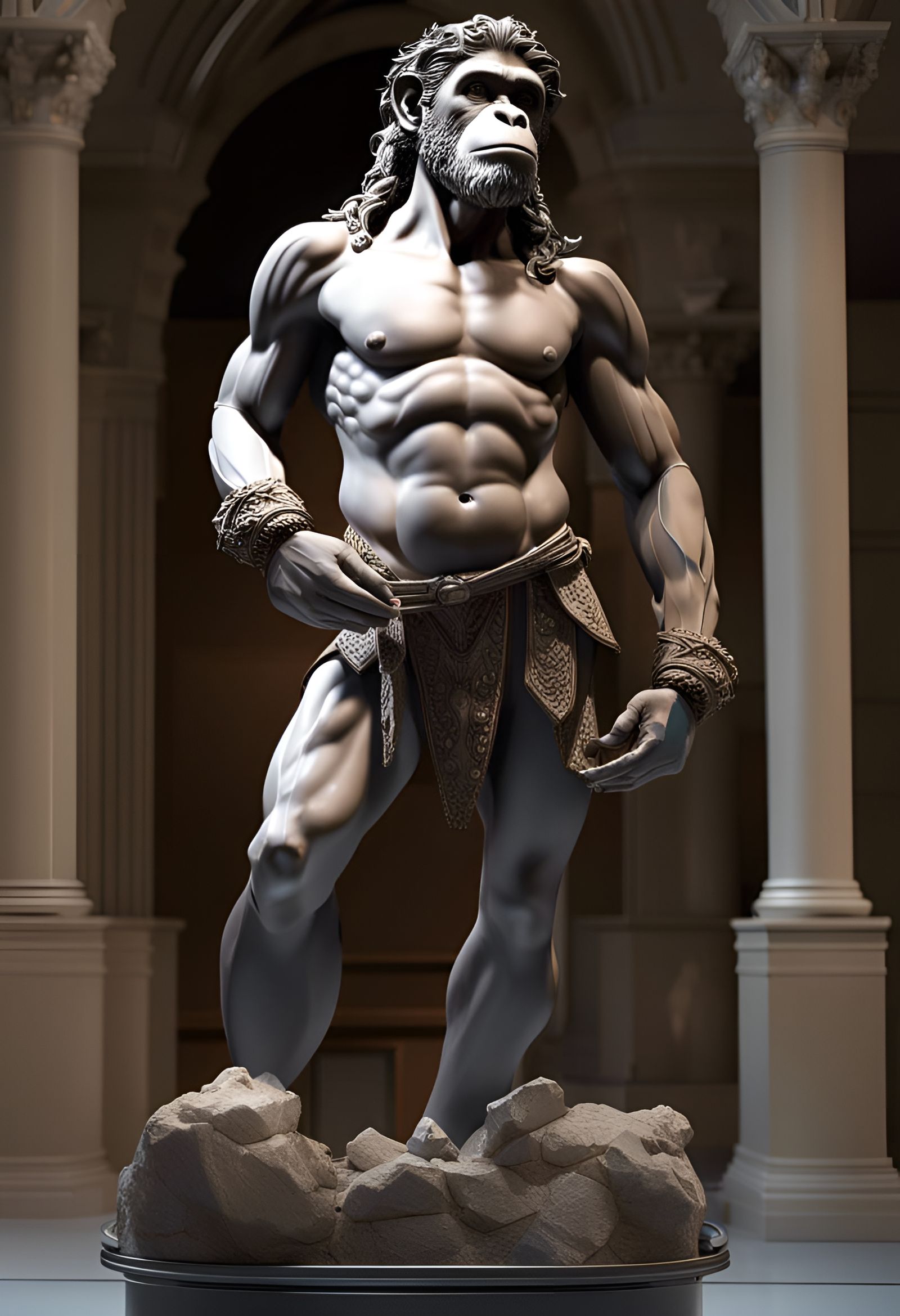 Planet of the apes fine art museum