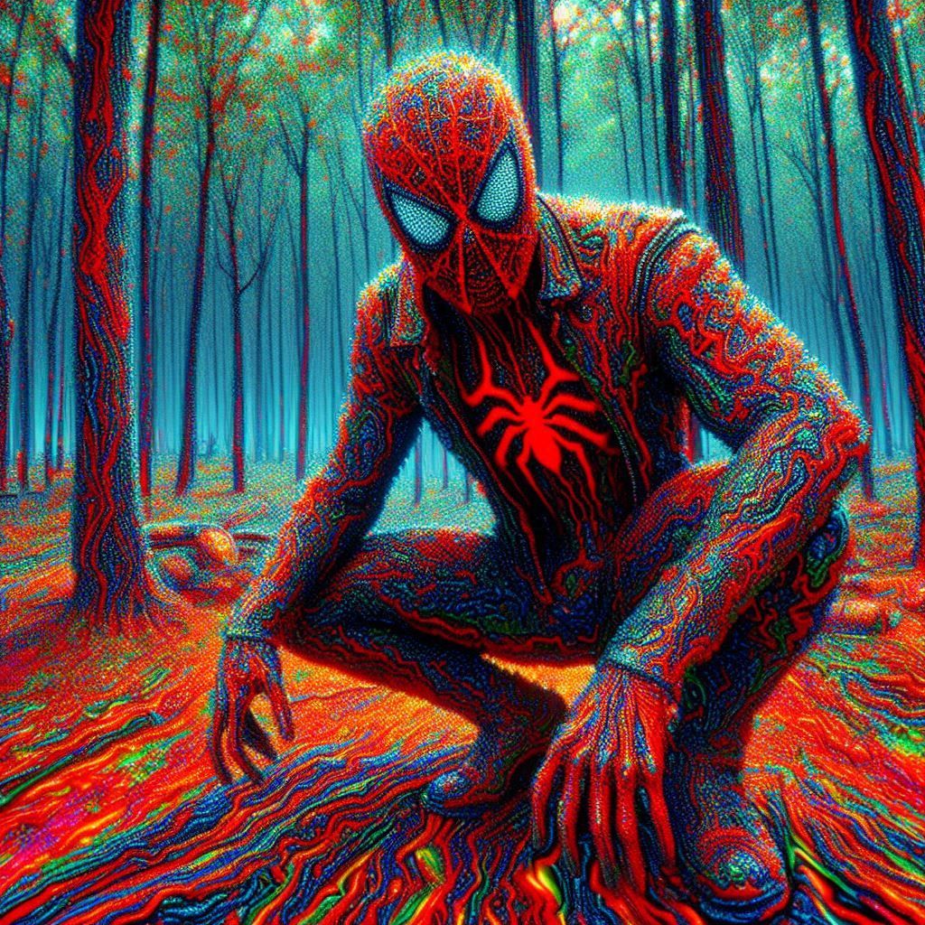 Spider-Man in the Woods