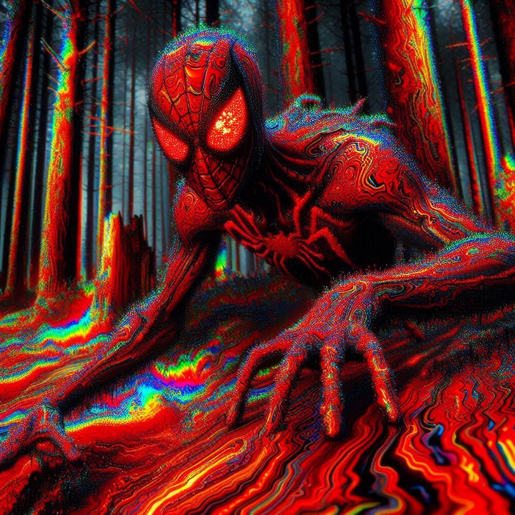 Spider-Man in the Woods