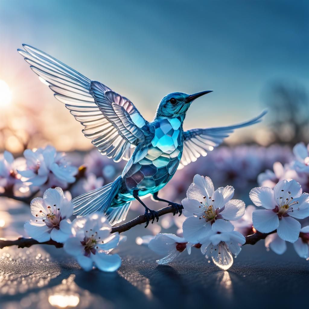 Crystal bird   by @Bastian