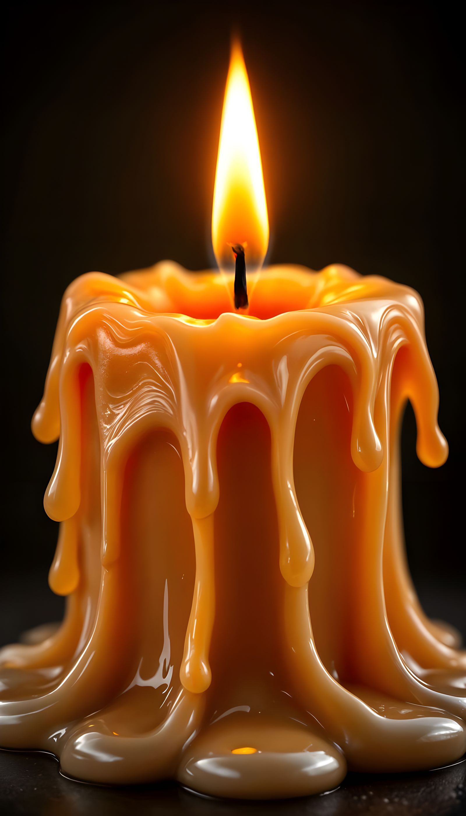 Macro Wax Candle
