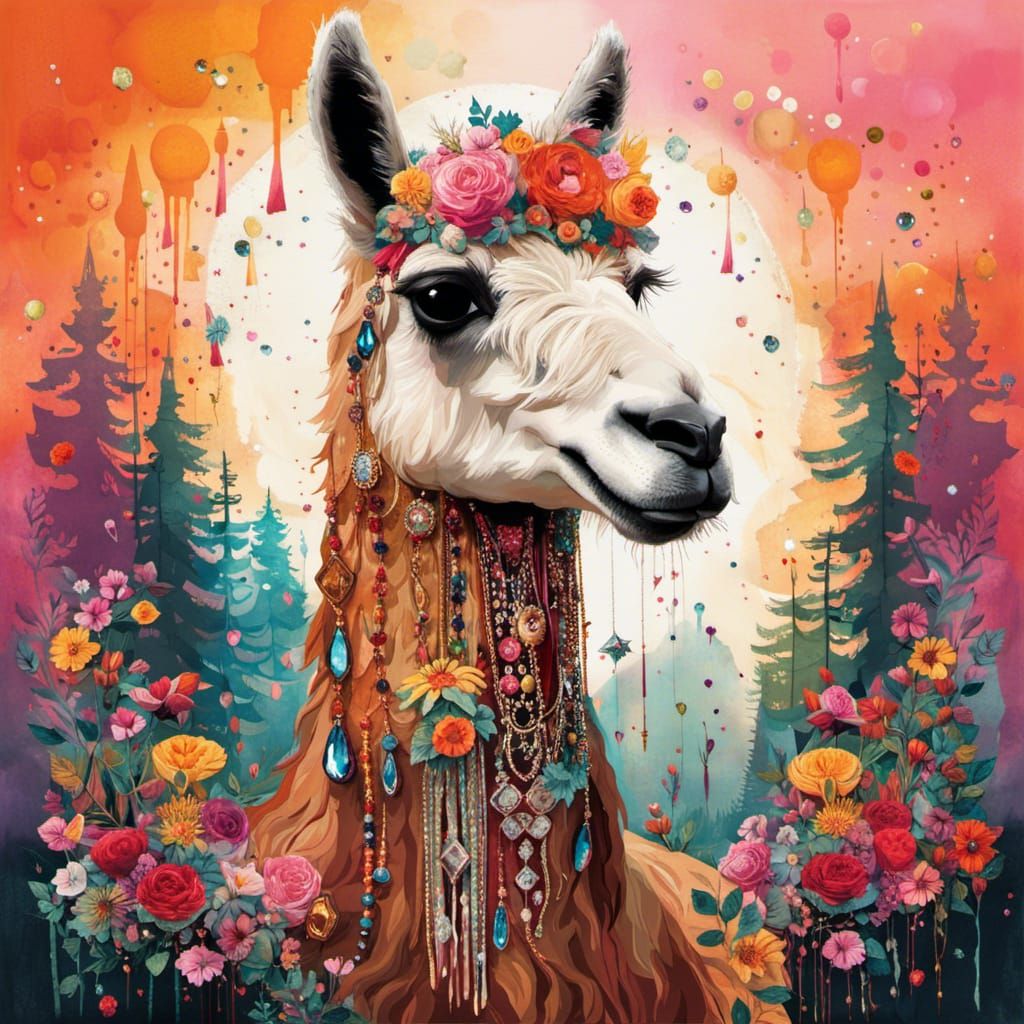 Llama!!  by @Starla