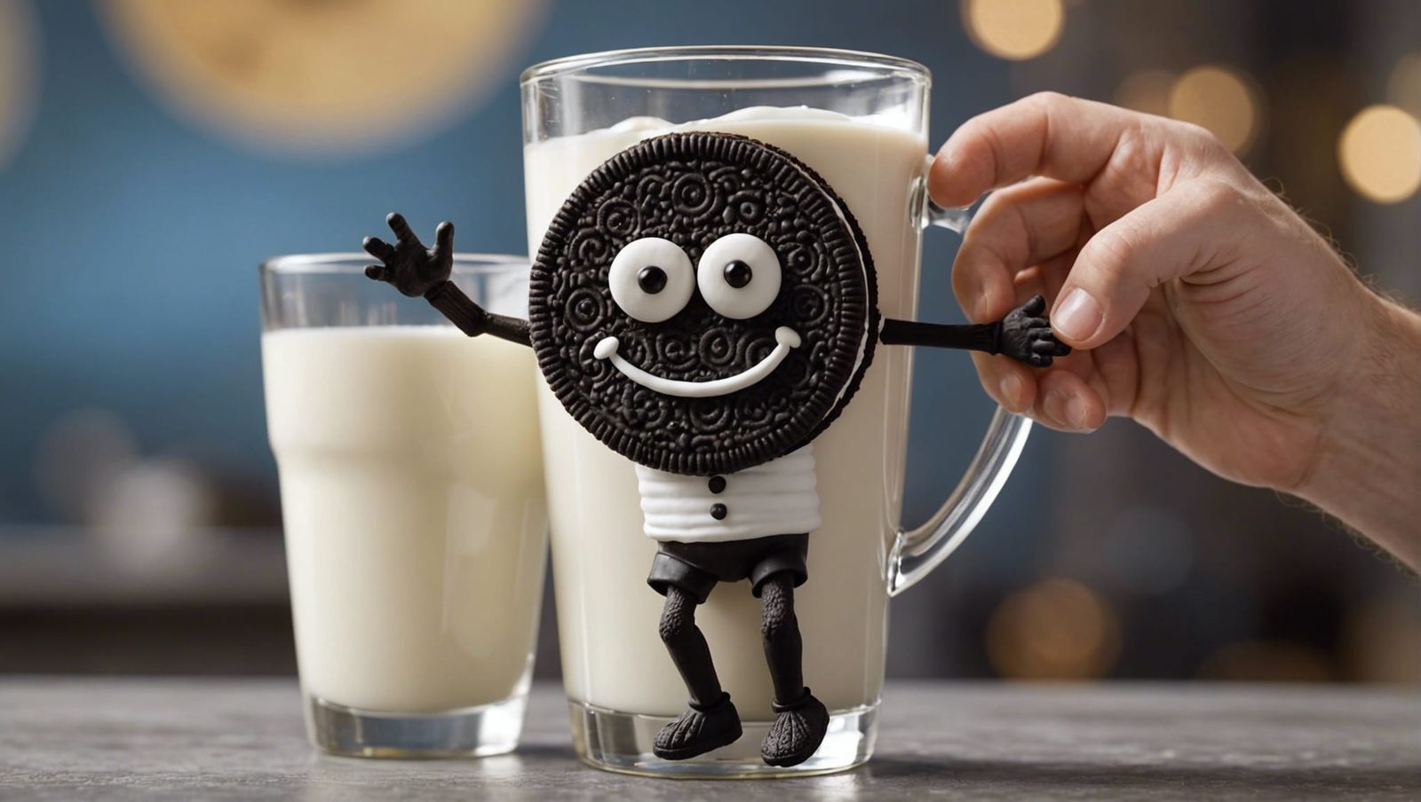 Create high-quality image of a life-size anthropomorphic Oreo Cookie ...