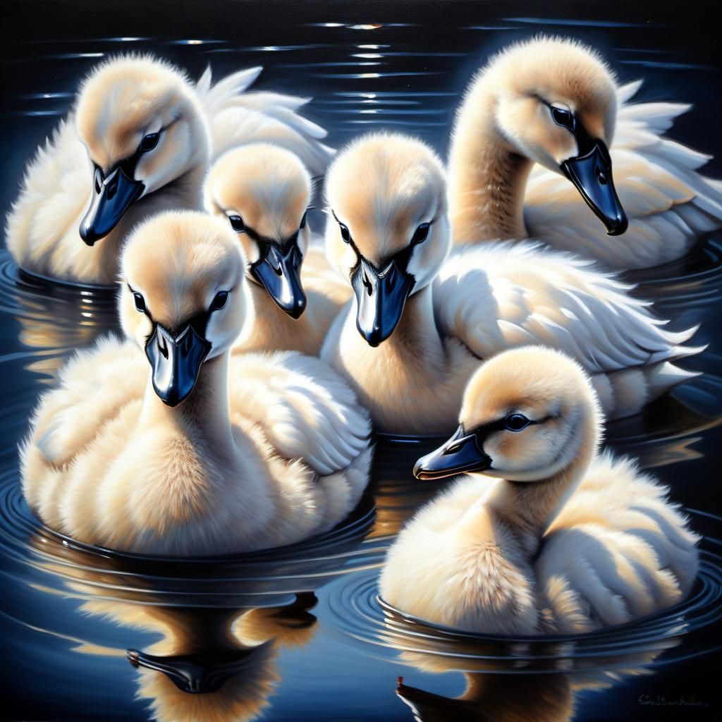 Spectrum Cosmic Serenade, chiaroscuro oil painting of beauti...