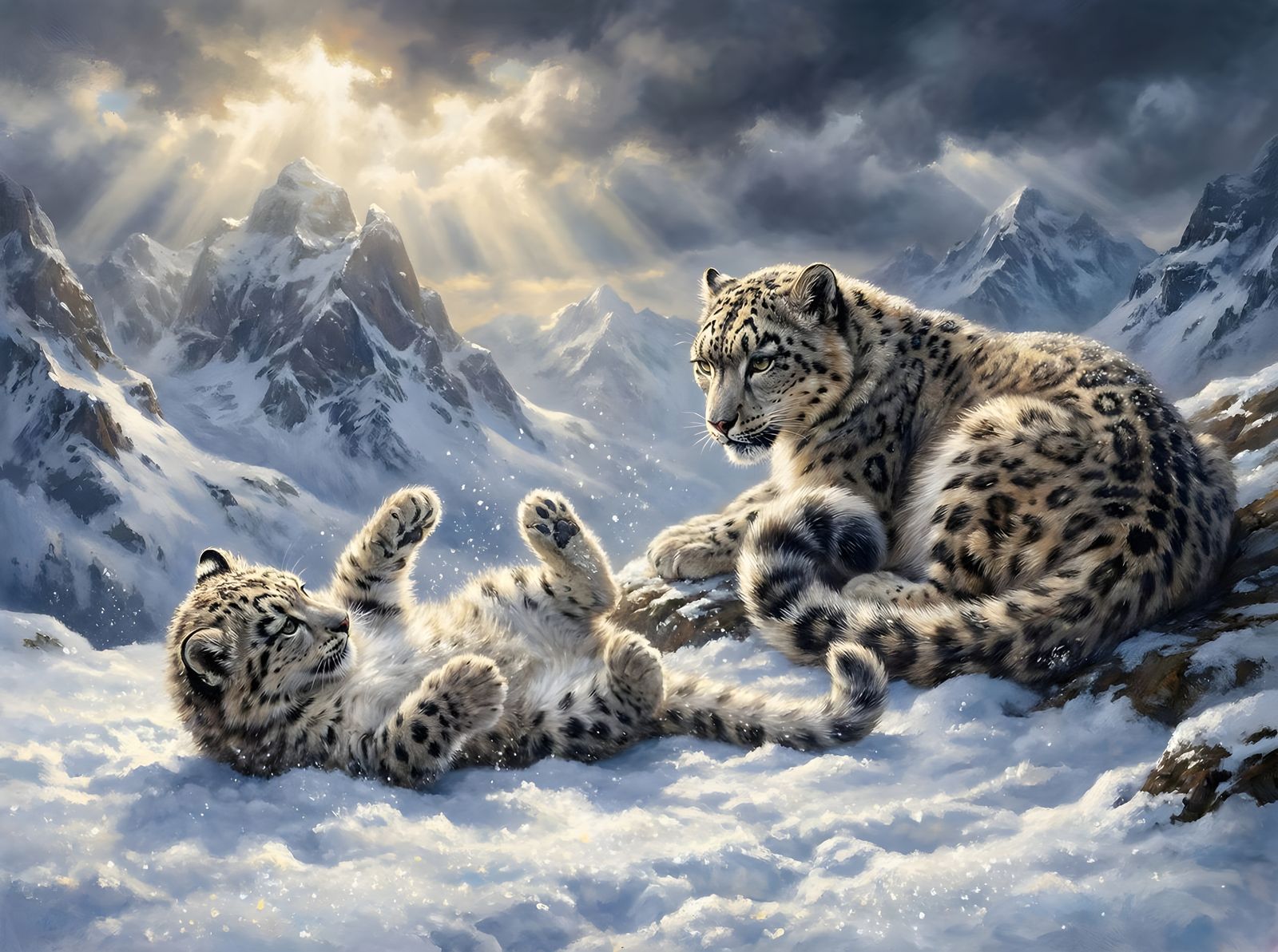 Snow Leopard  by @Andre R