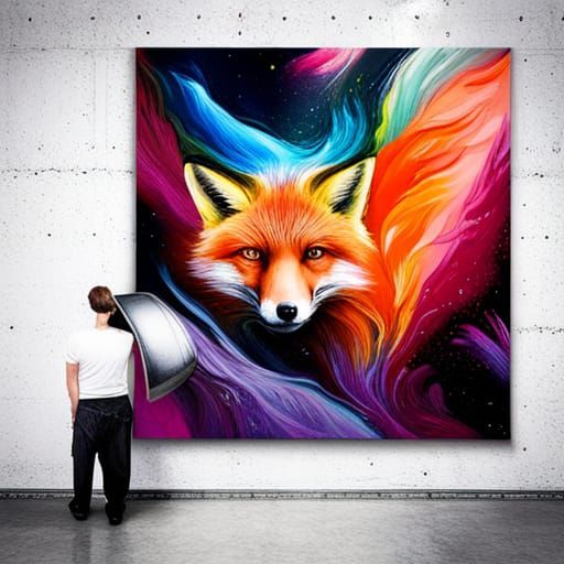 fox in the space