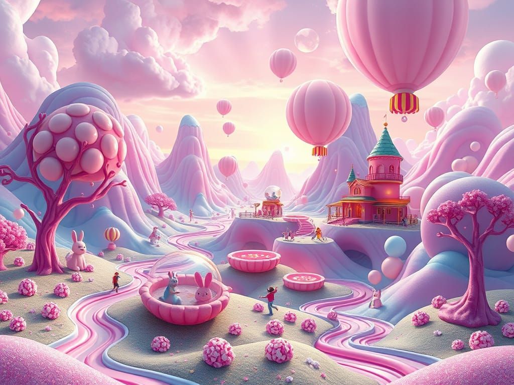 Gummytopia - Bubblegum Wonderland  by @Jessy Marvel