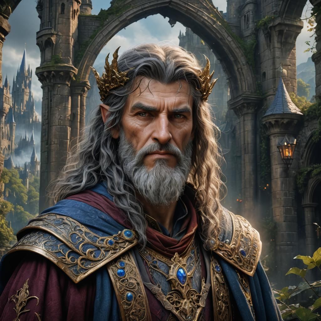 Portrait de Merlin l'enchanteur