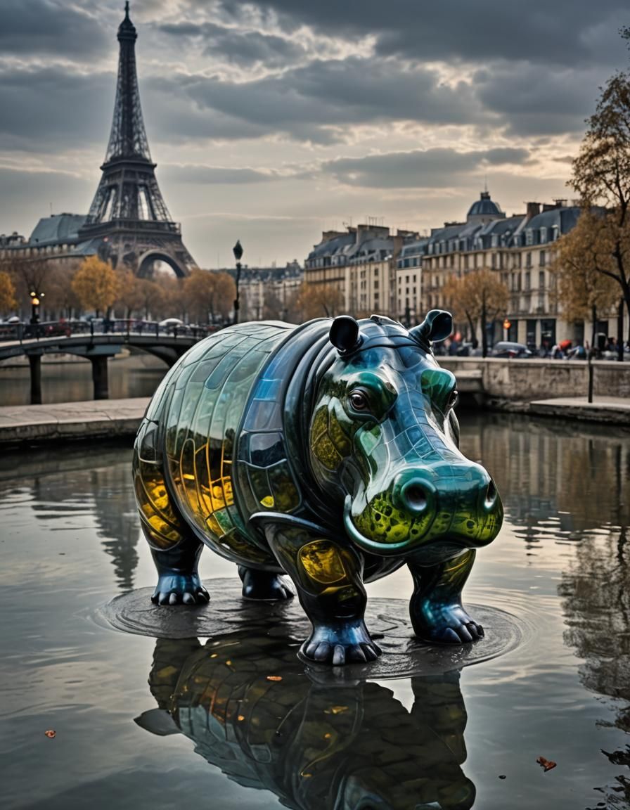 An hippo in Paris