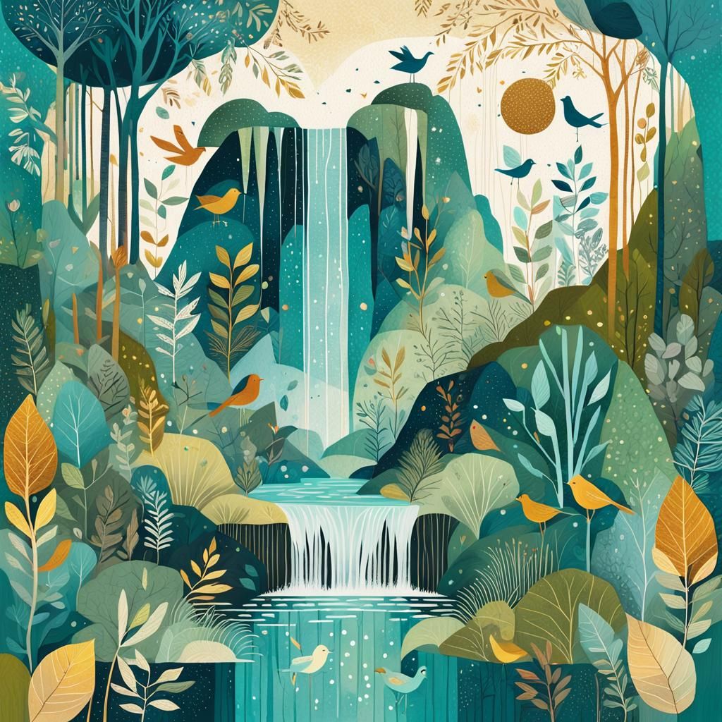 A fantastic waterfall