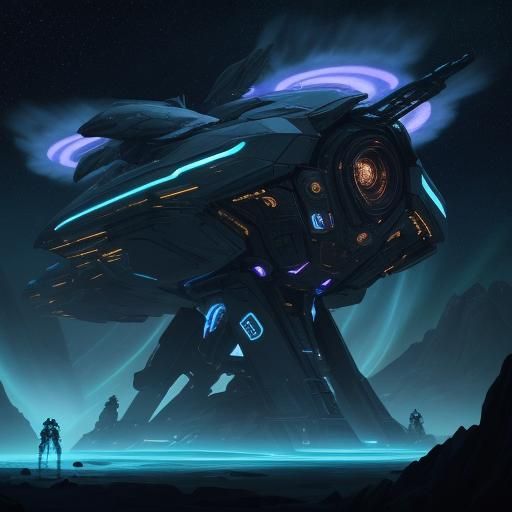 Alien Voyage to the Galactic Union: Digital Art