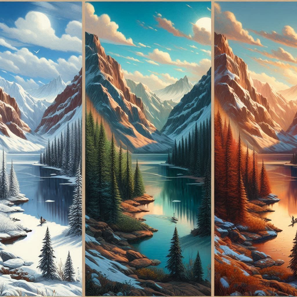 Succession des saisons   by @Kal Luir