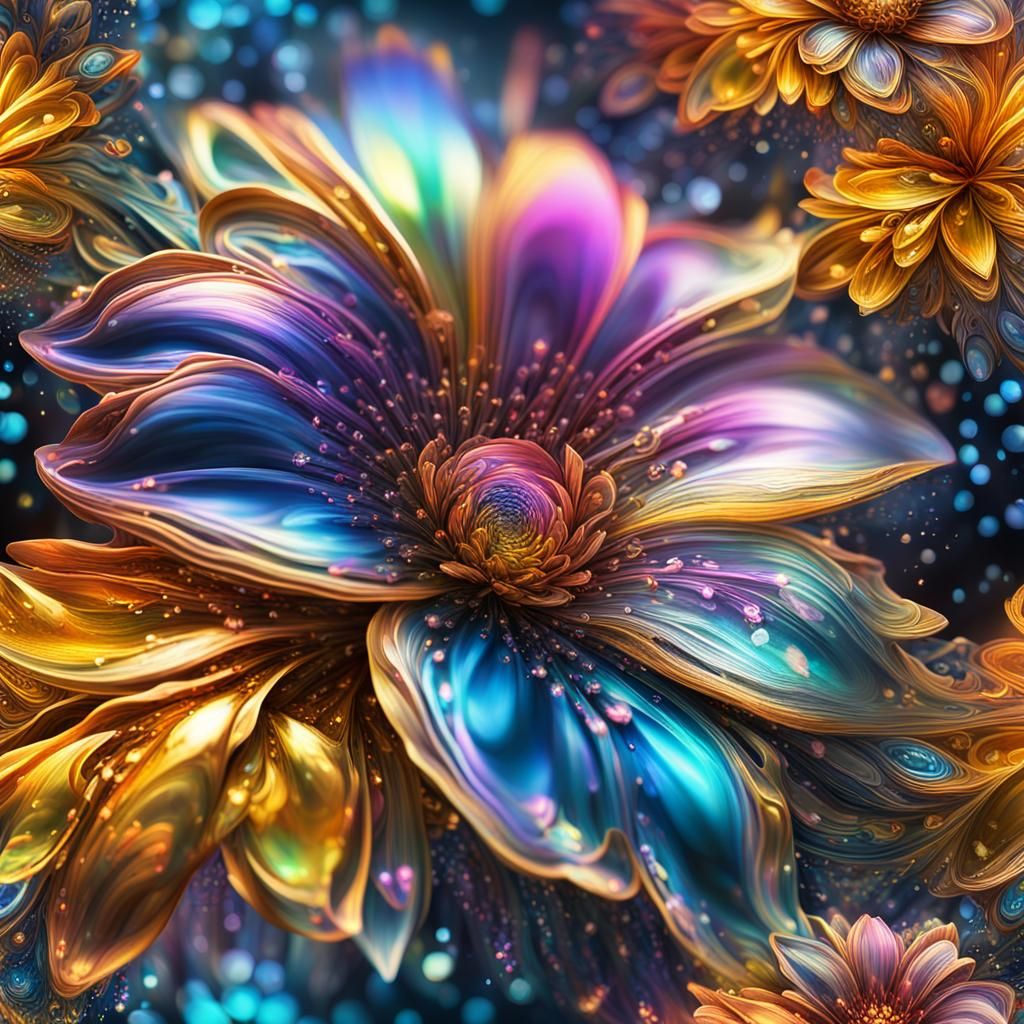 Fantasy  Flowers  by @Opslilla