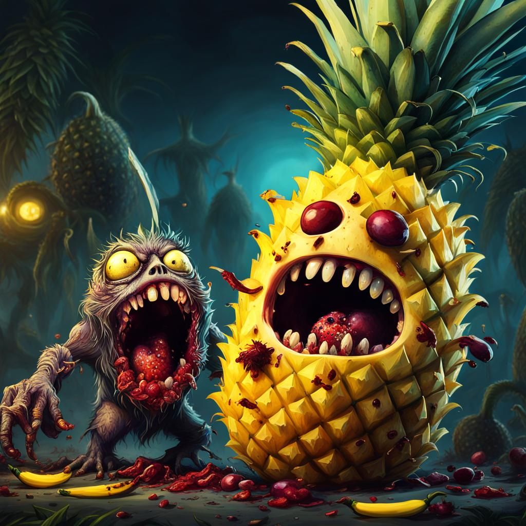 Kiwi and Pineapple ate all the strawberries, sorry