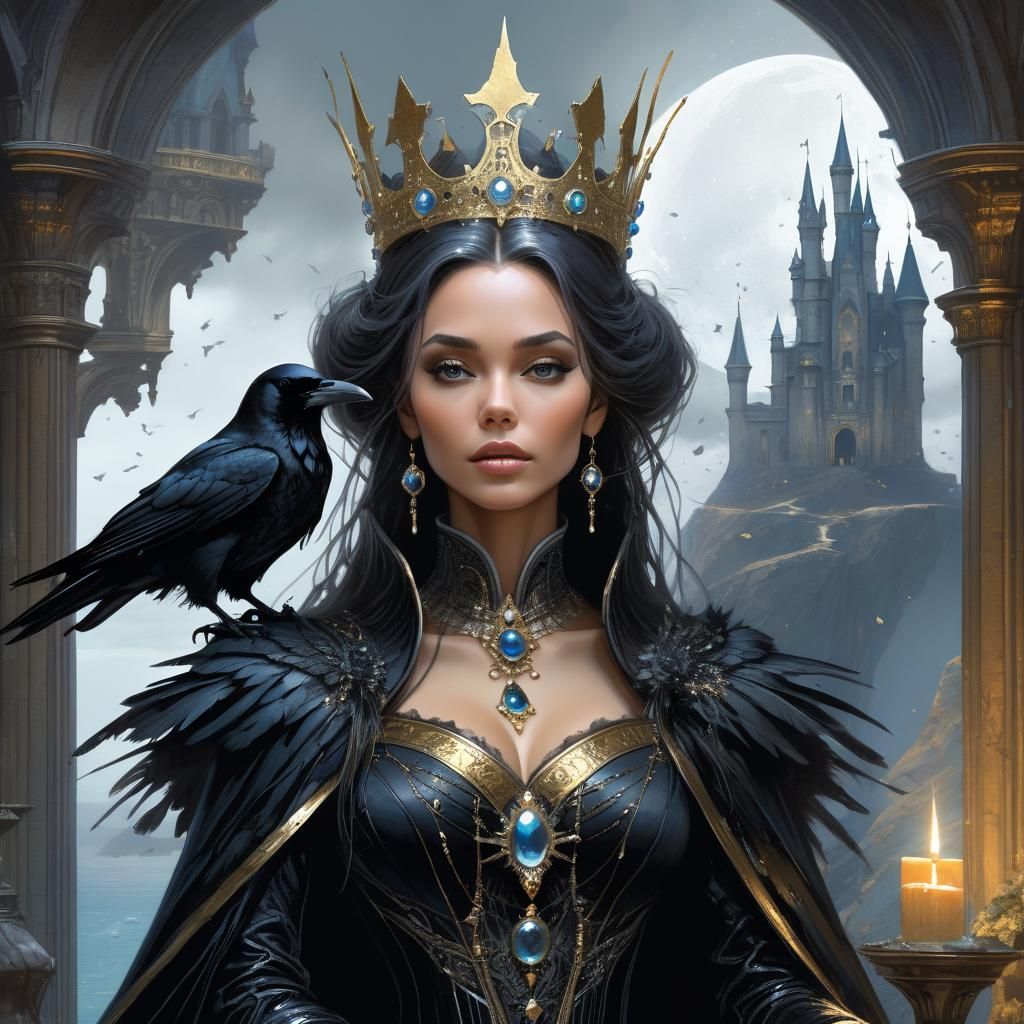 Raven Queen Anya  by @Helix