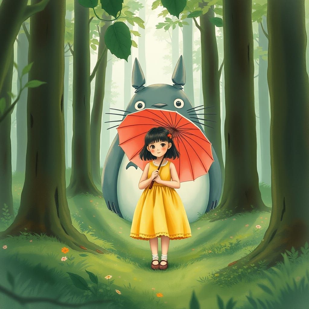 Ghibli Totoro  by @Portly Traits