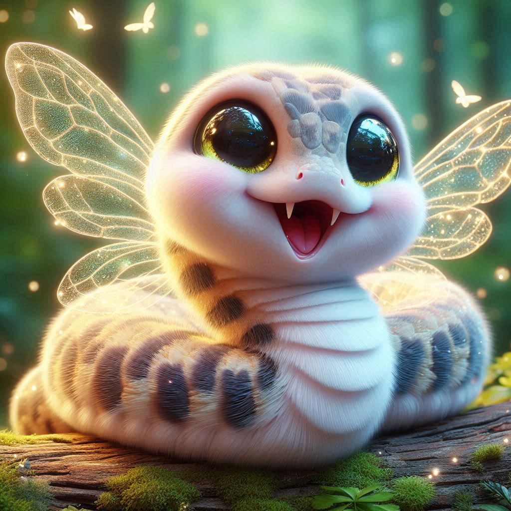 Cute Fairy Snake