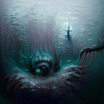 Thalassophobia fear of the ocean - AI Generated Artwork - NightCafe Creator