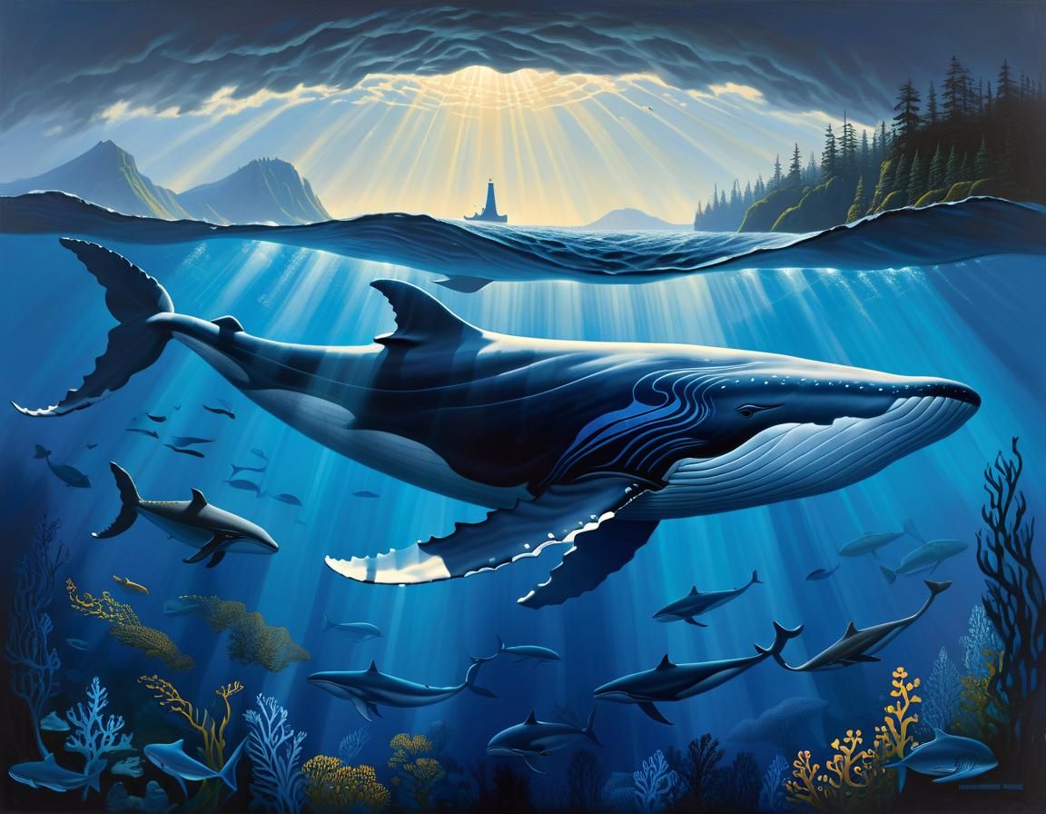 Ocean Creatures - Blue Whale