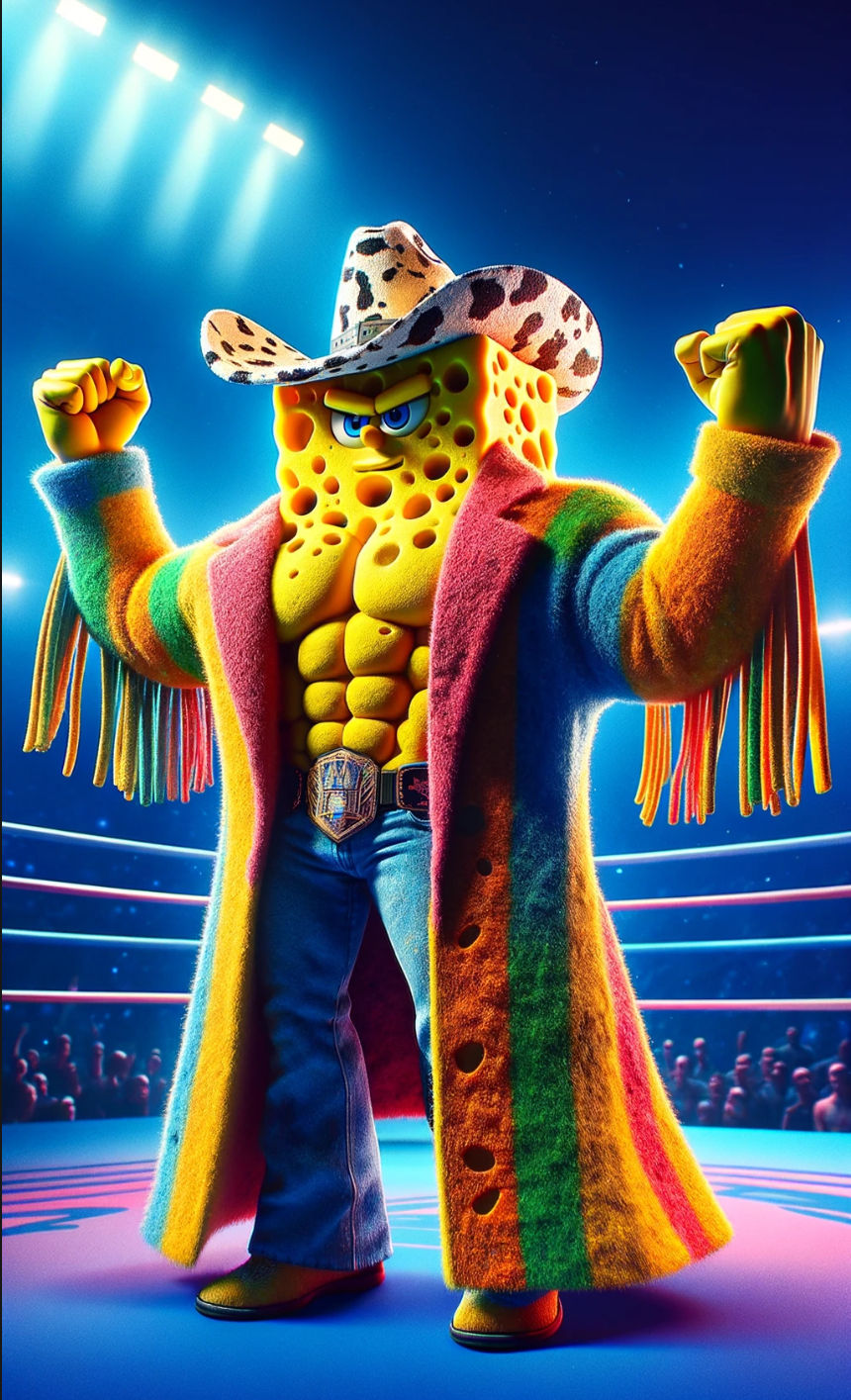 Macho SpongeBob Man